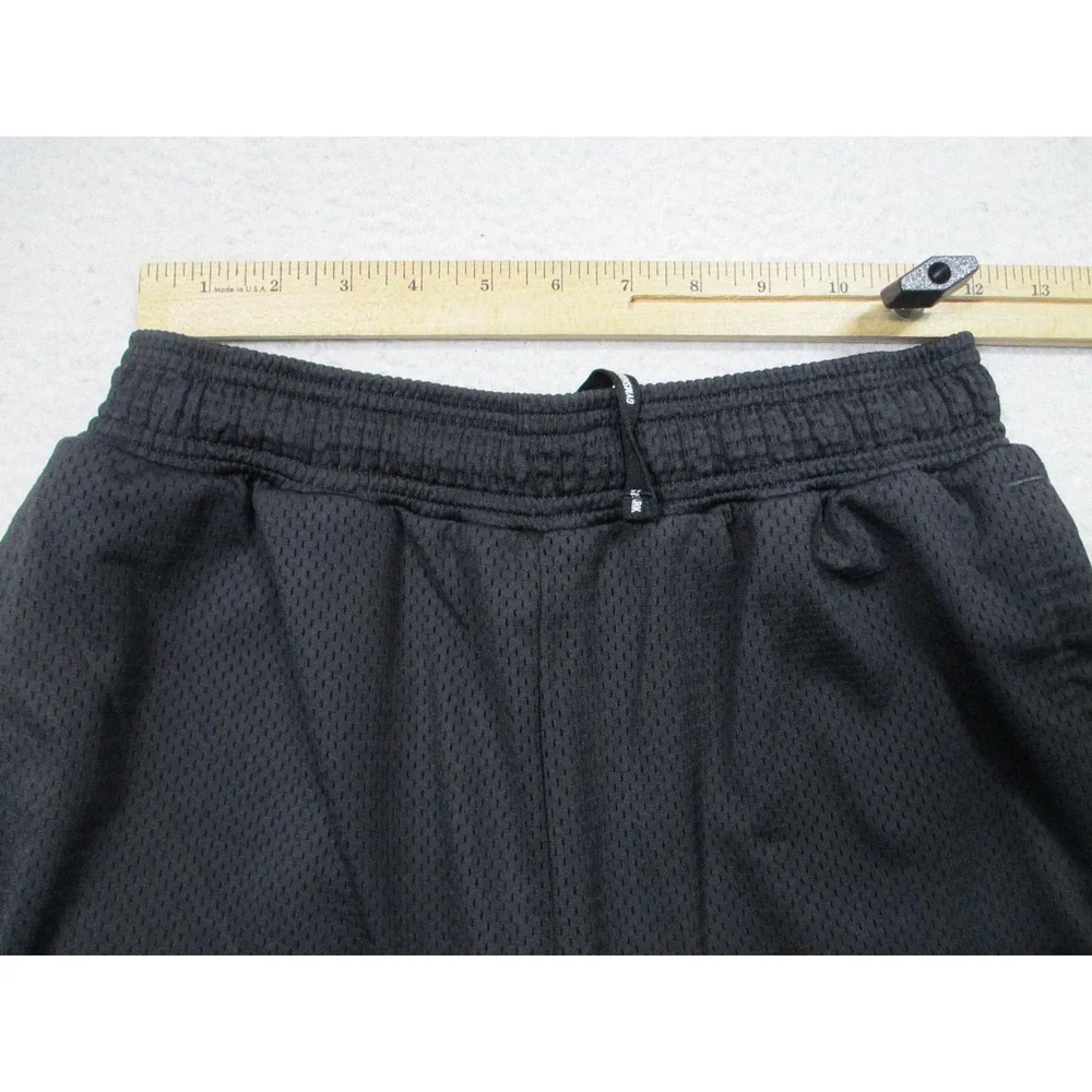 Gymshark Shorts Mens S Black Mesh Athletic Gym Training‎ Basketball Zip Pockets